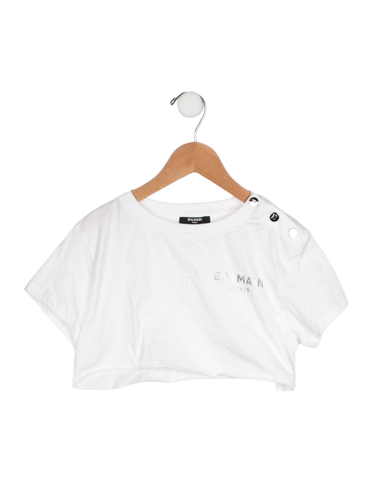 Balmain Girls' Graphic Short Sleeve T-shirt