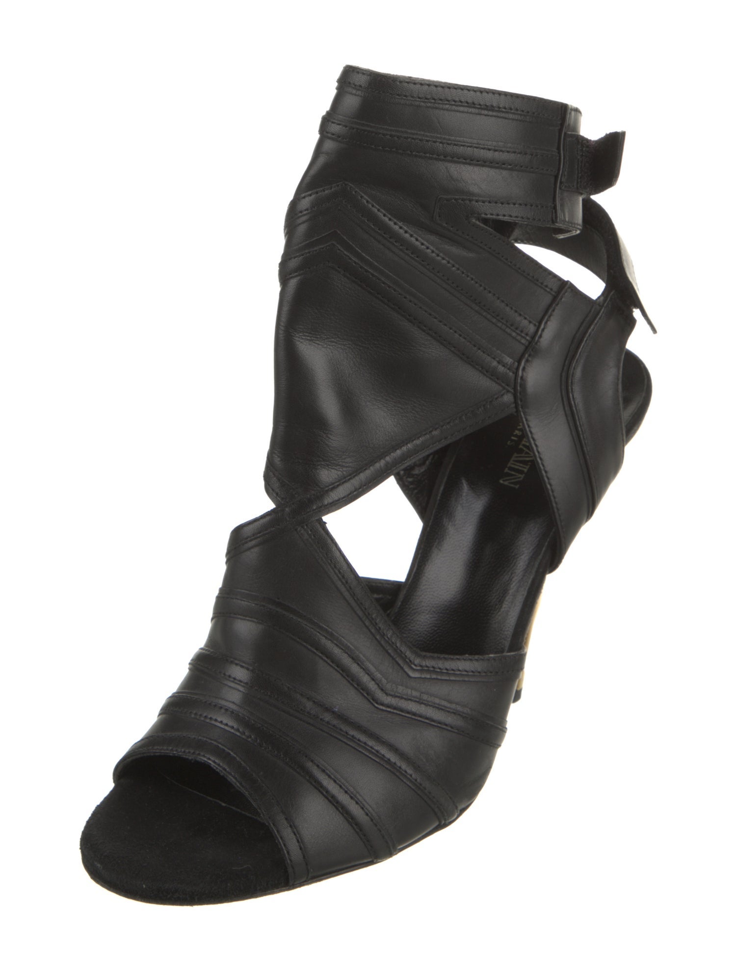 Balmain Leather Gladiator Sandals