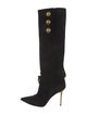 Balmain Suede Lace-Up Boots