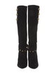 Balmain Suede Lace-Up Boots
