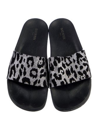 Balmain Rubber Printed Slides