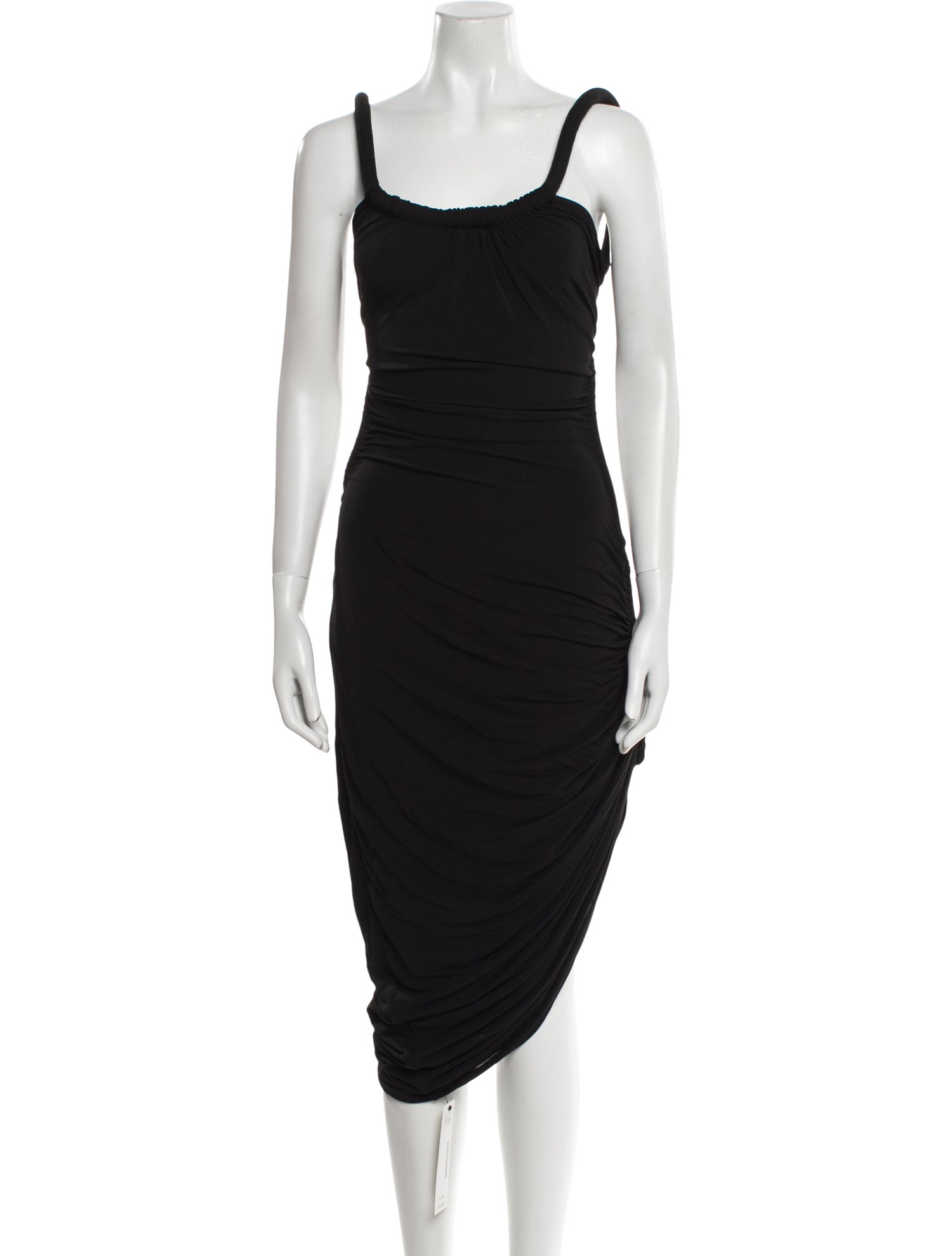Balmain Square Neckline Long Dress w/ Tags