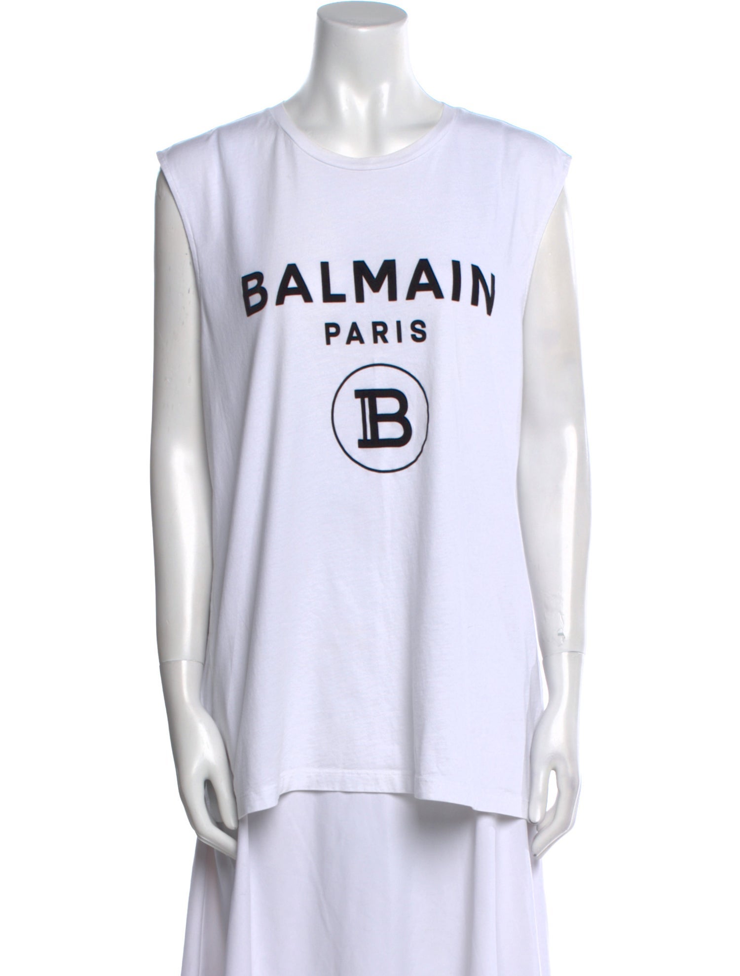 Balmain Graphic Print Crew Neck T-Shirt