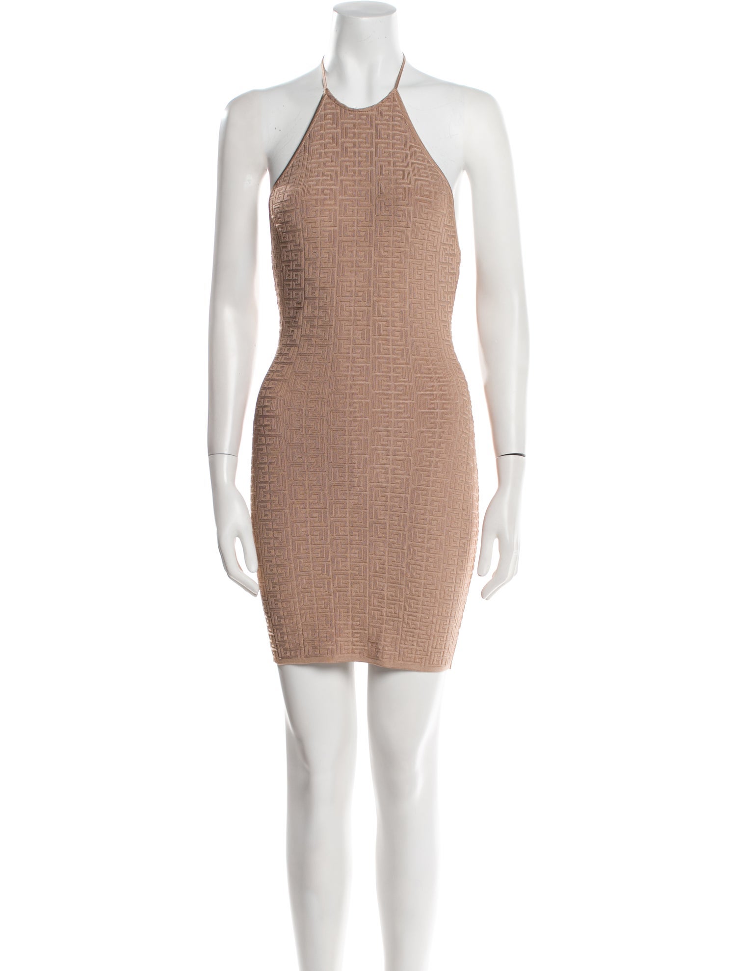 Balmain Halterneck Mini Dress