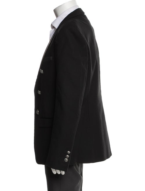 Balmain Raw-Edge Trim Blazer