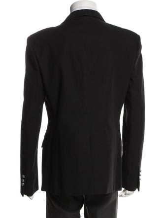 Balmain Raw-Edge Trim Blazer