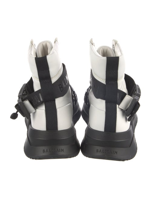 Balmain Leather Combat Boots