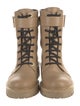 Balmain Leather Combat Boots