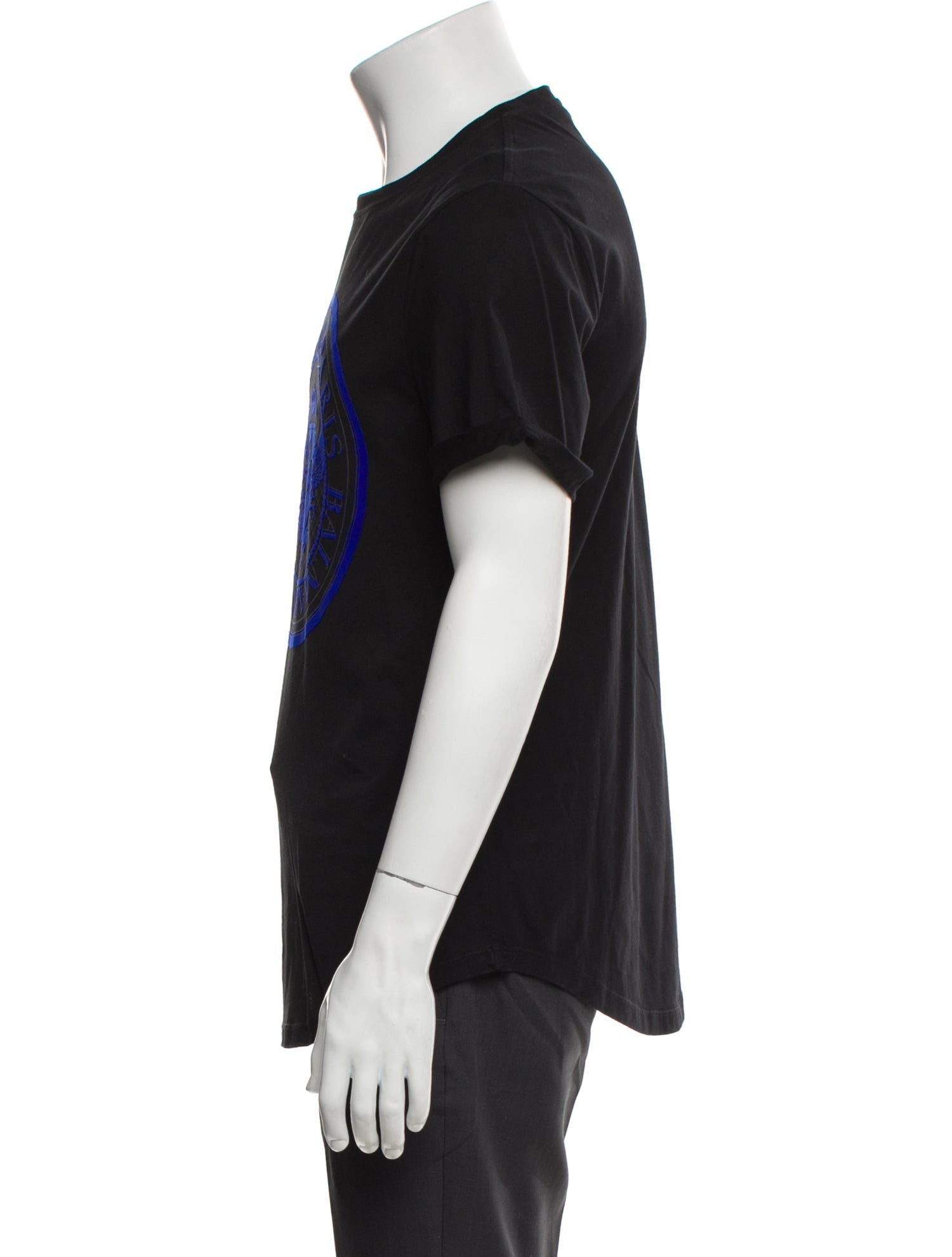 Balmain Graphic Print Crew Neck T-Shirt