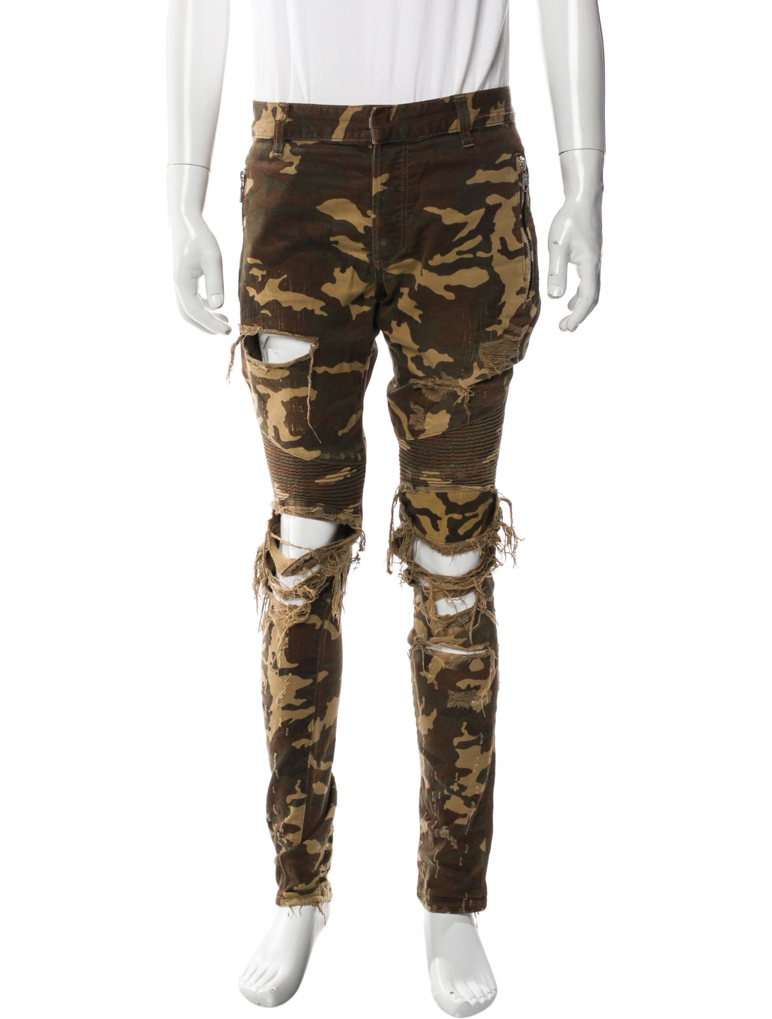 パンツ Rick owens wax memphis pants Rick Owens Drkshdw Memphis Black Wax Denim Pants - Black, 14