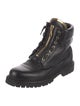 Balmain Leather Combat Boots