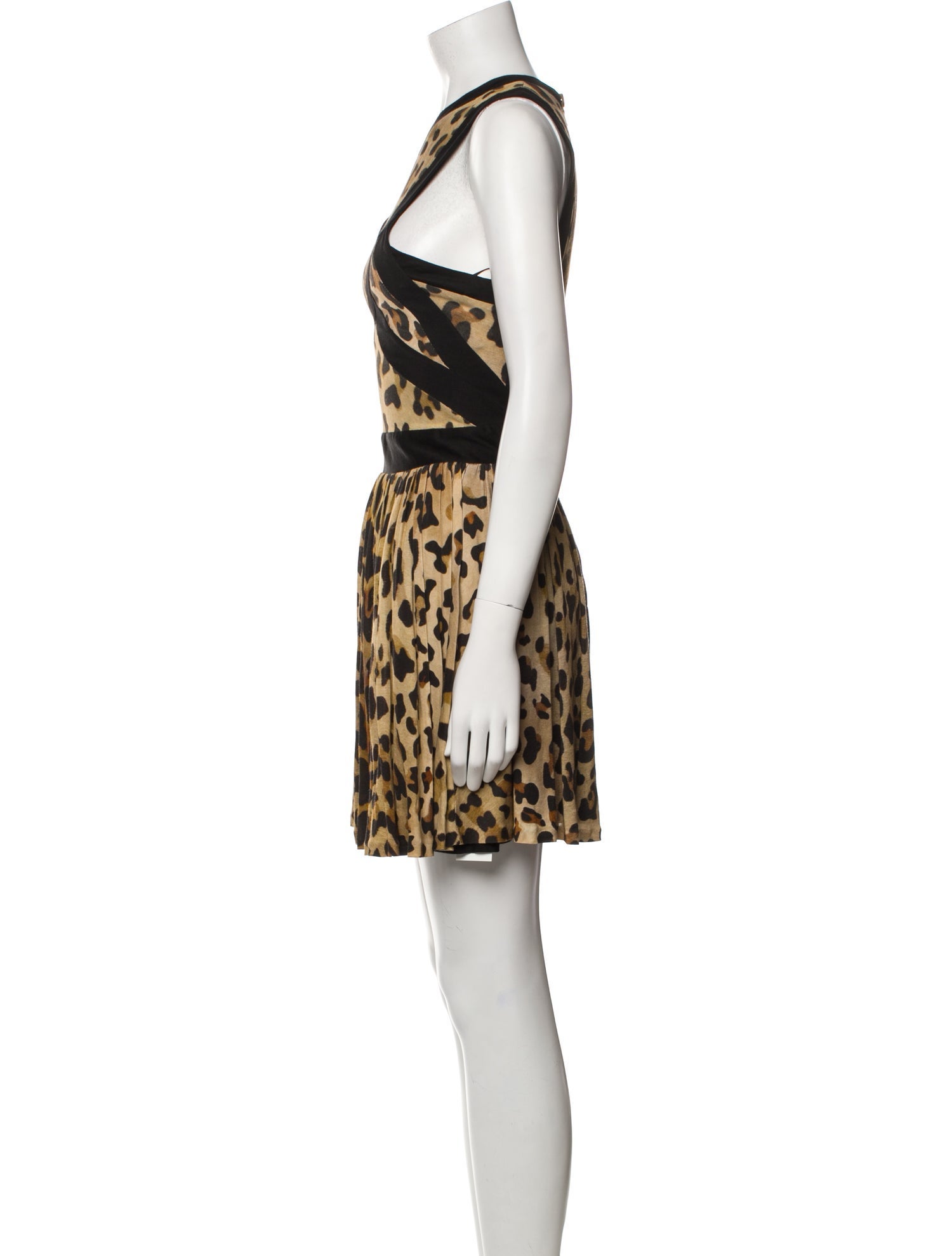 Balmain Animal Print Mini Dress