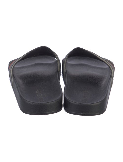 Balmain Glitter Printed Slides