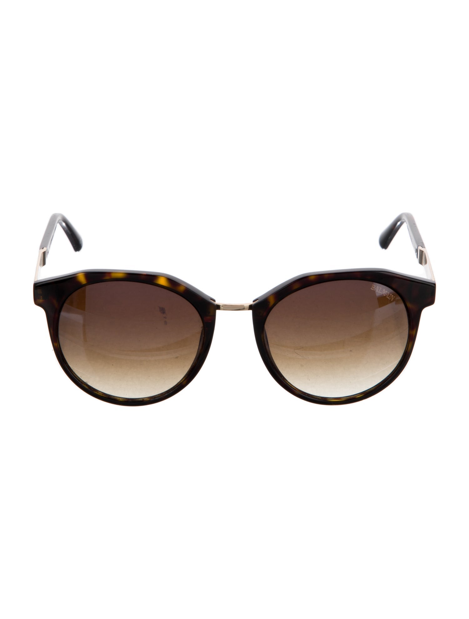 Balmain Round Gradient Sunglasses