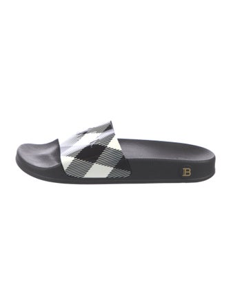 Balmain Rubber Printed Slides