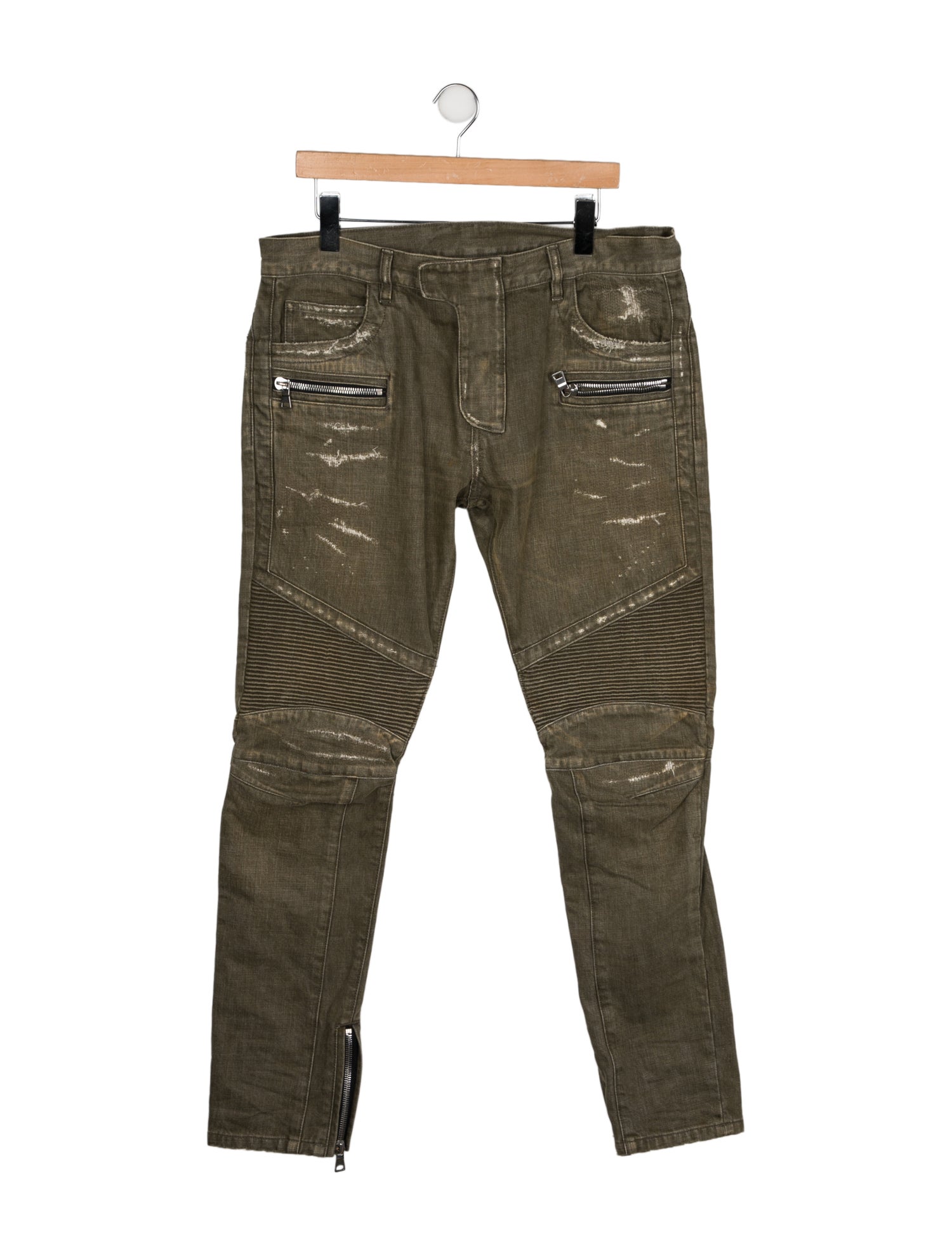 Balmain Moto Jeans