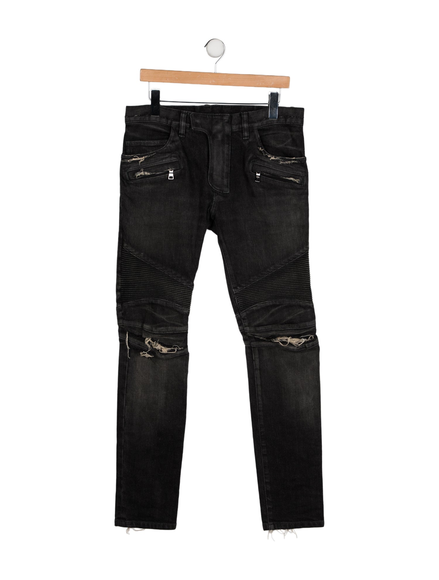 Balmain Moto Jeans