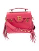 Balmain Leather Top Handle Bag