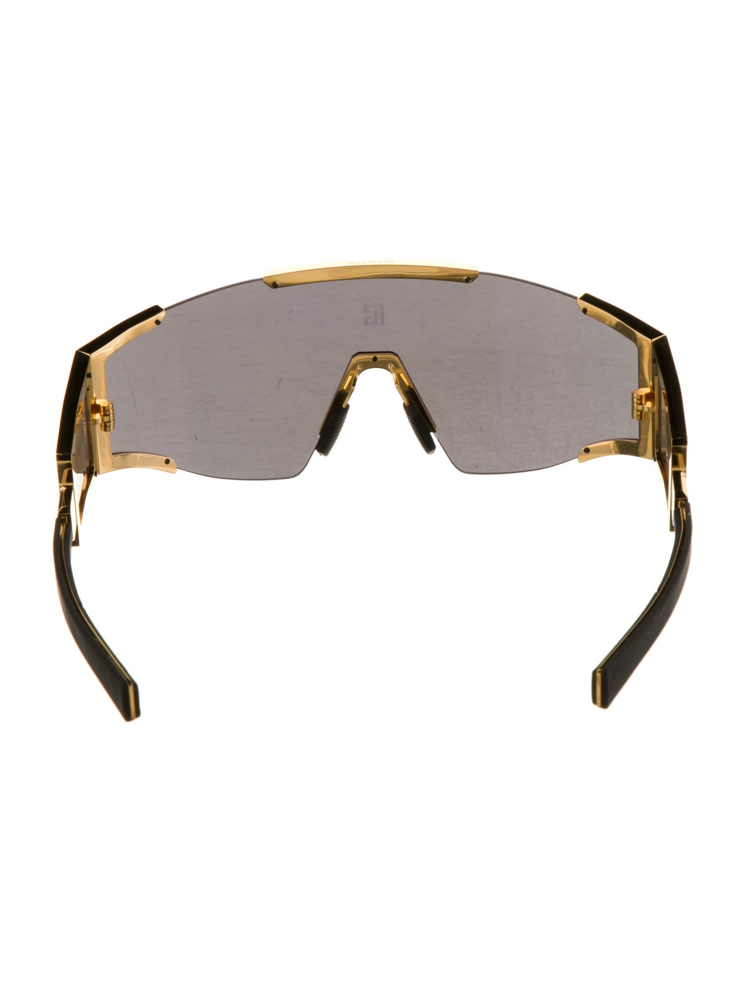 Balmain Shield Mirrored Sunglasses