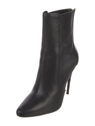 Balmain Leather Sock Boots