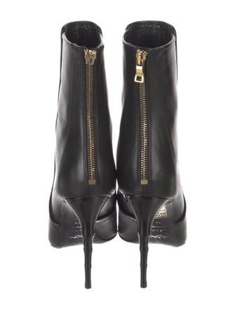 Balmain Leather Sock Boots