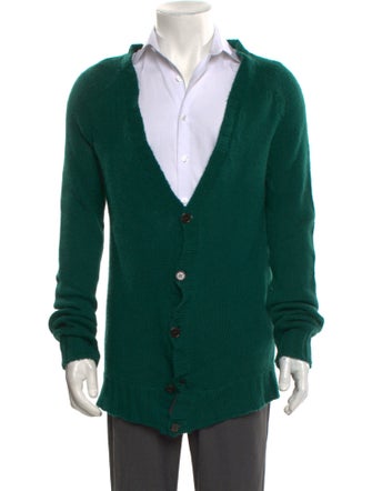 Balmain Wool V-Neck Cardigan