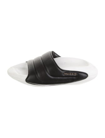 Balmain Leather Slides