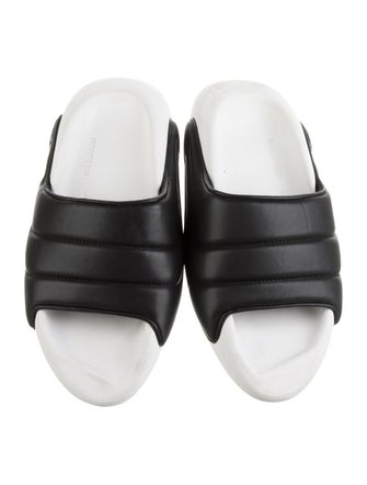 Balmain Leather Slides