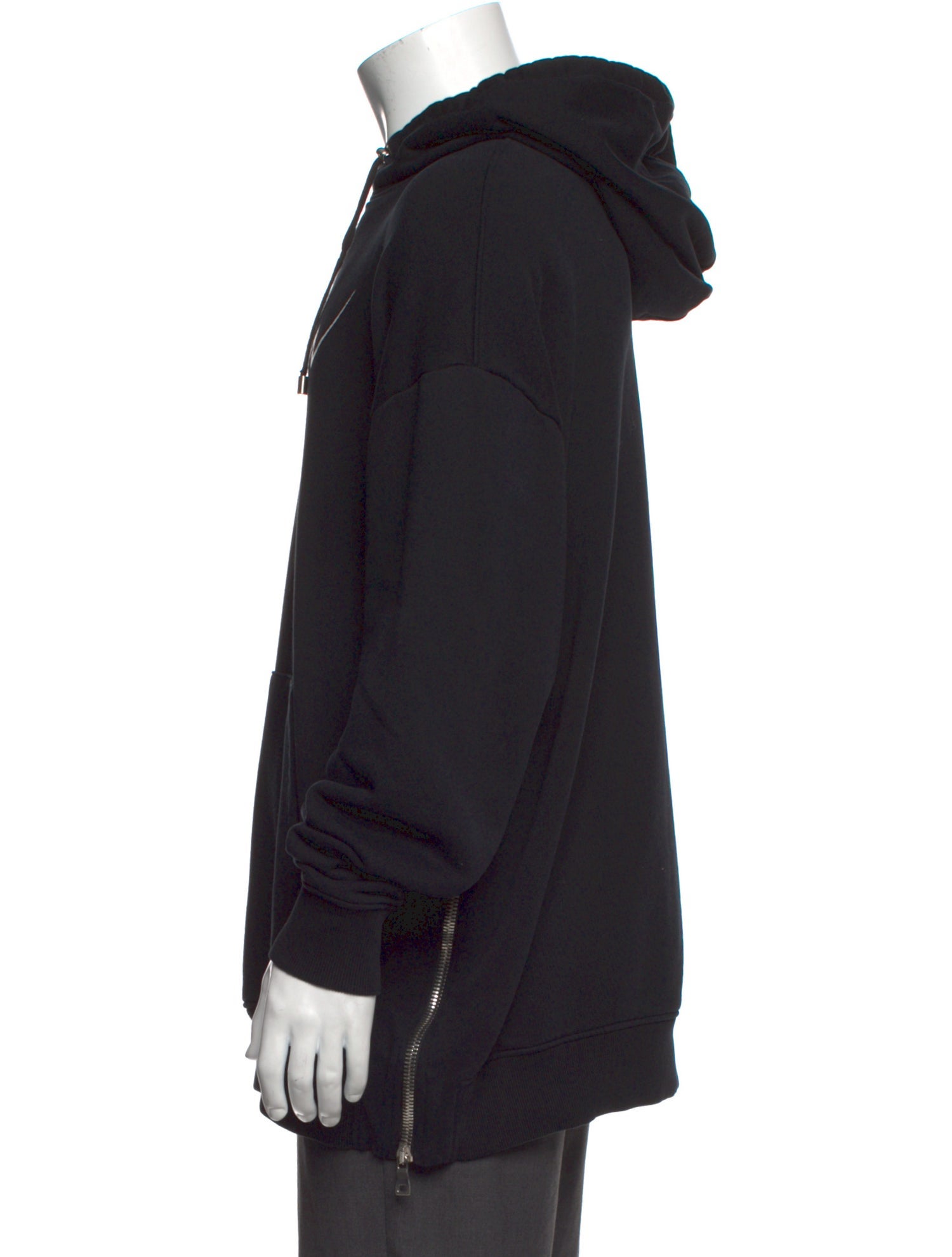 Balmain Graphic Print Crew Neck Hoodie