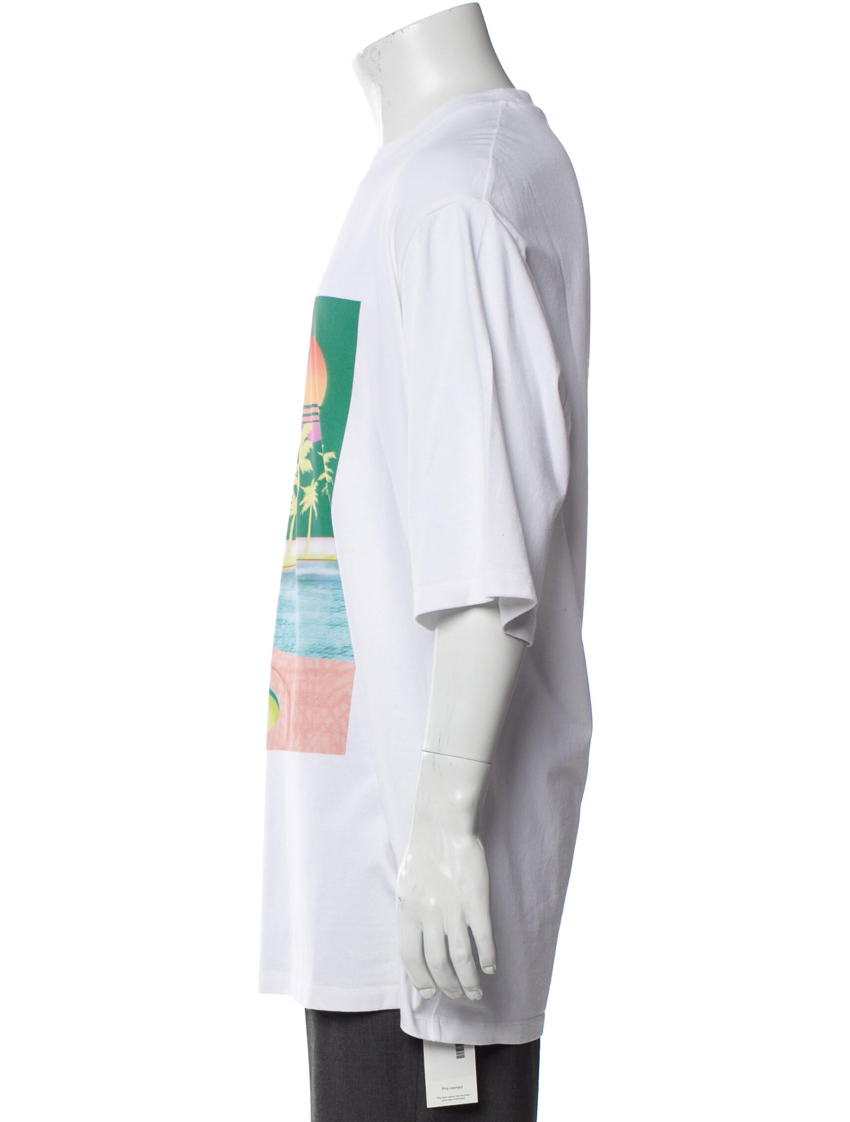 Balmain Graphic Print Crew Neck T-Shirt