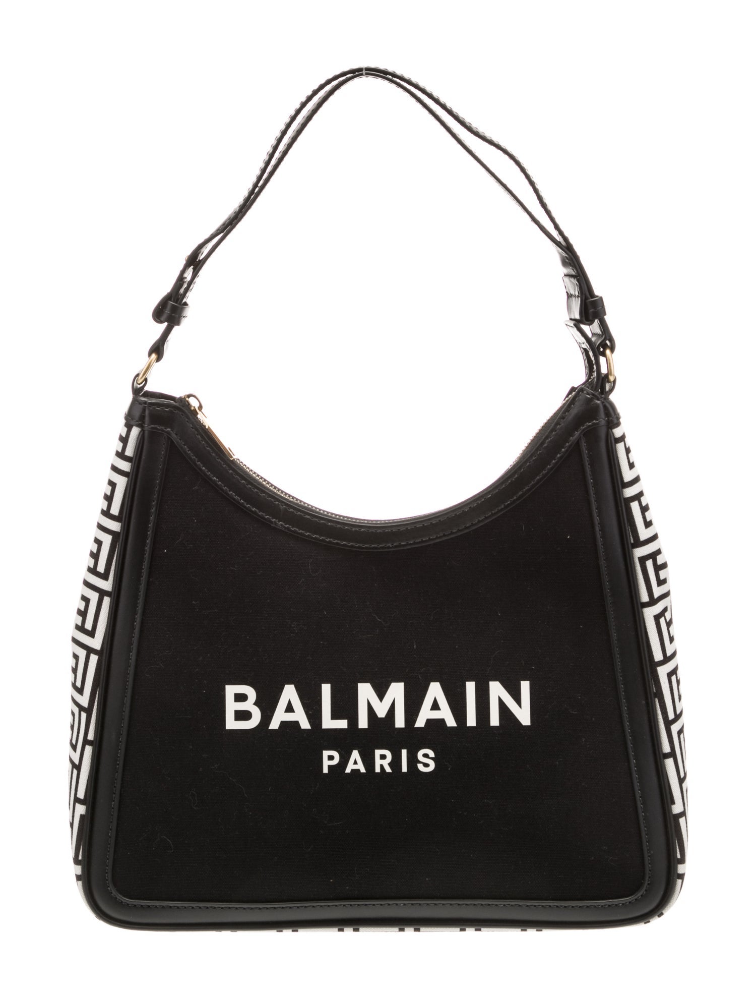 Balmain Canvas Shoulder Bag w/ Tags