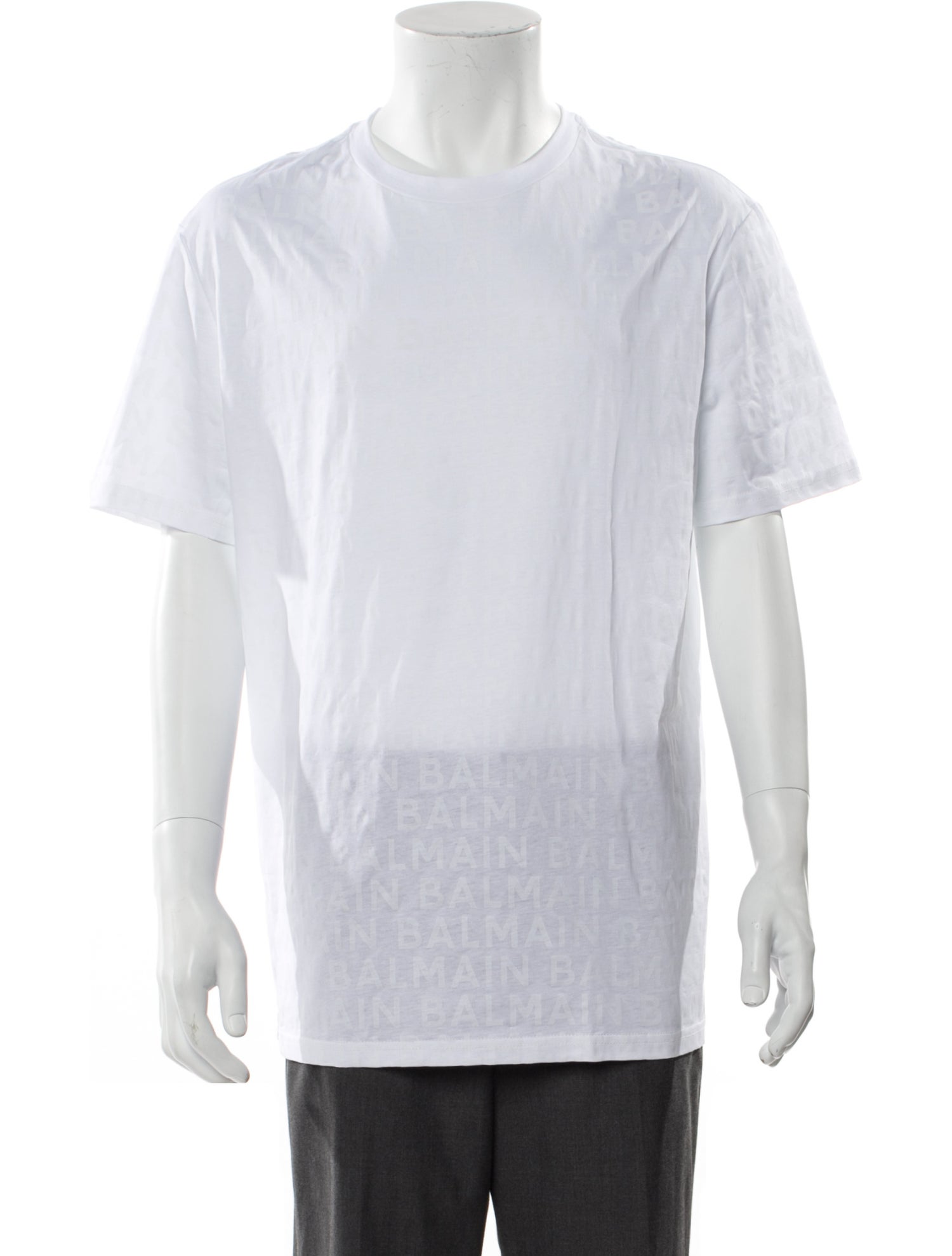 Balmain Crew Neck Short Sleeve T-Shirt w/ Tags
