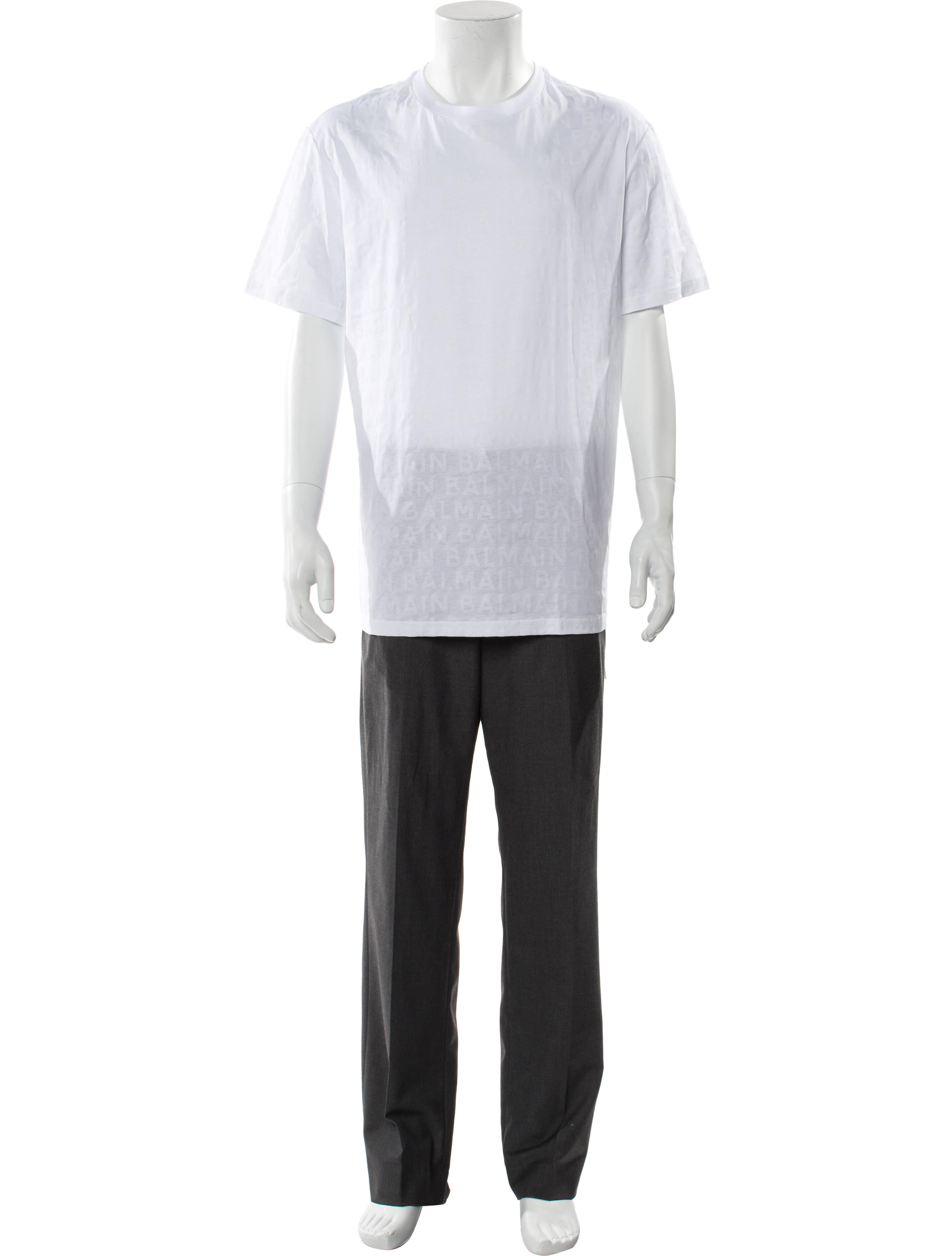 Balmain Crew Neck Short Sleeve T-Shirt w/ Tags