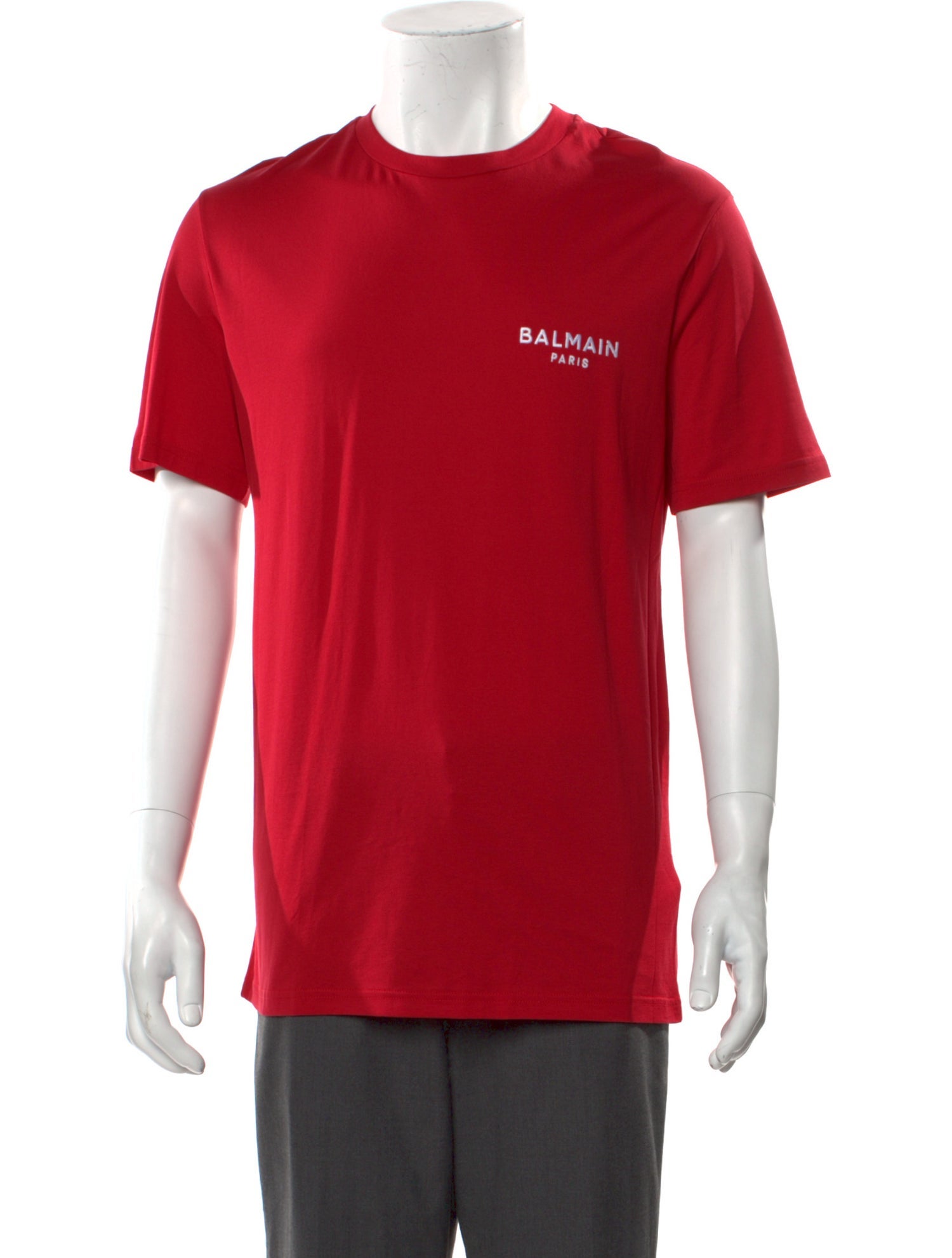 Balmain Graphic Print Crew Neck T-Shirt w/ Tags