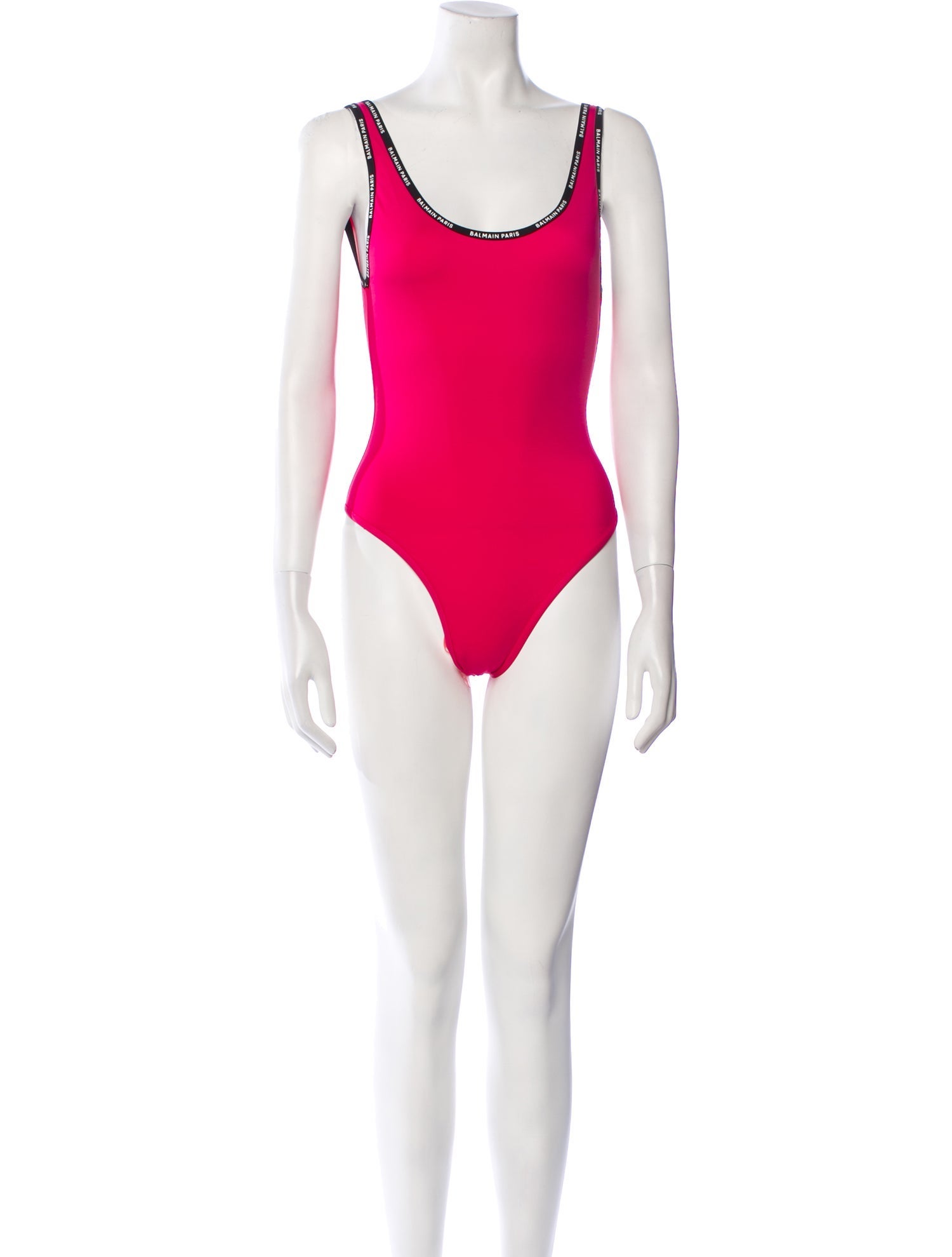 Balmain Crystal Embellishments One-Piece w/ Tags