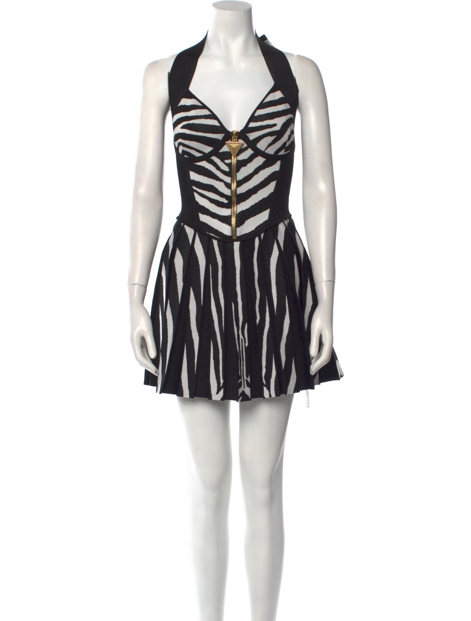 Balmain Animal Print Mini Dress