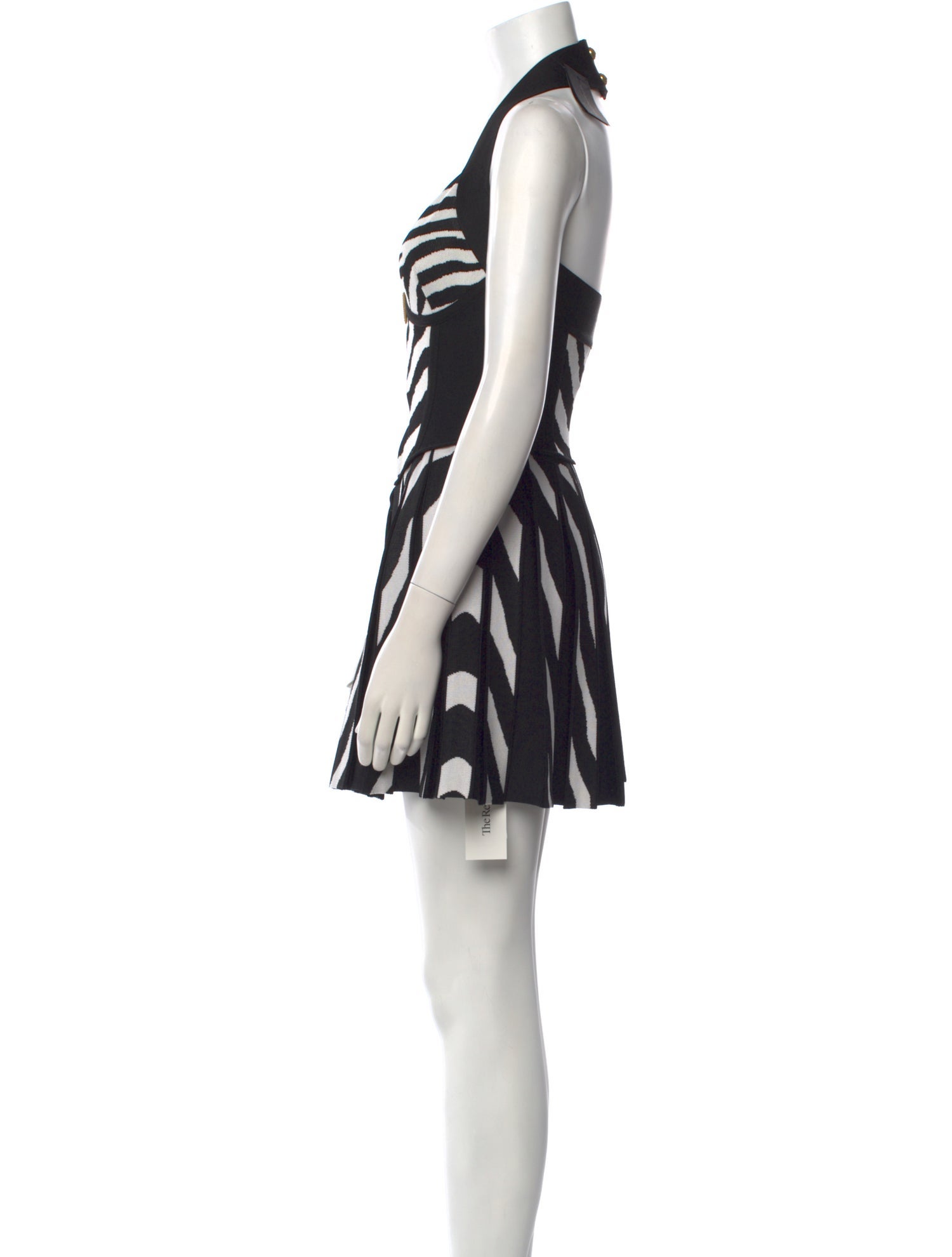 Balmain Animal Print Mini Dress