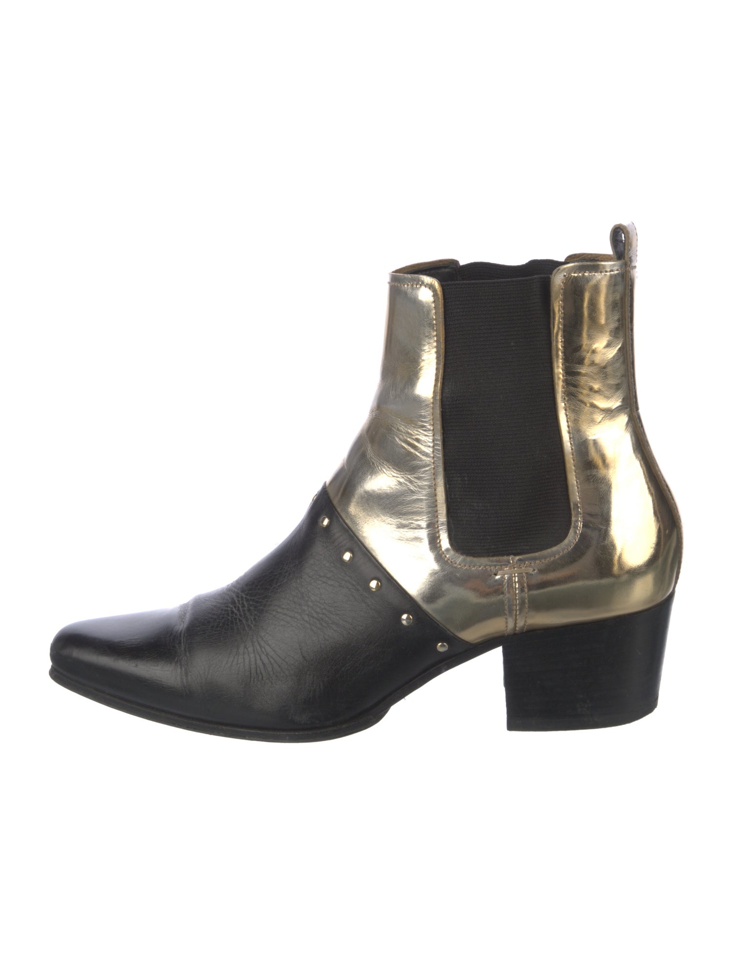 Balmain Leather Chelsea Boots