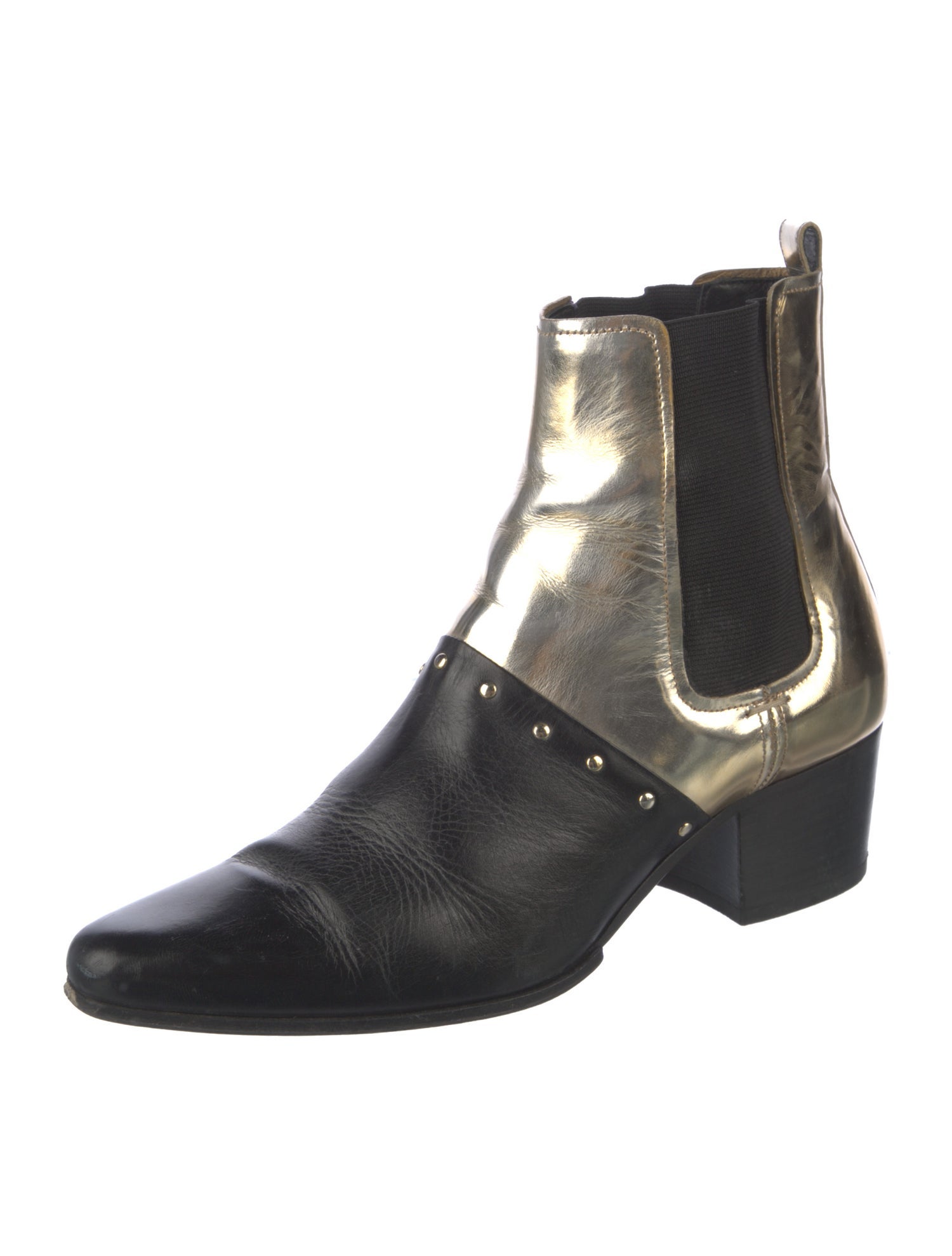 Balmain Leather Chelsea Boots