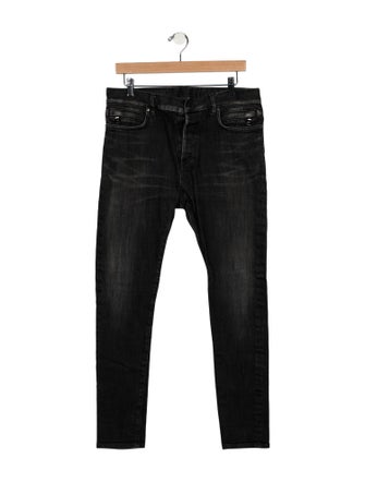 Balmain High-Rise Skinny Leg Jeans