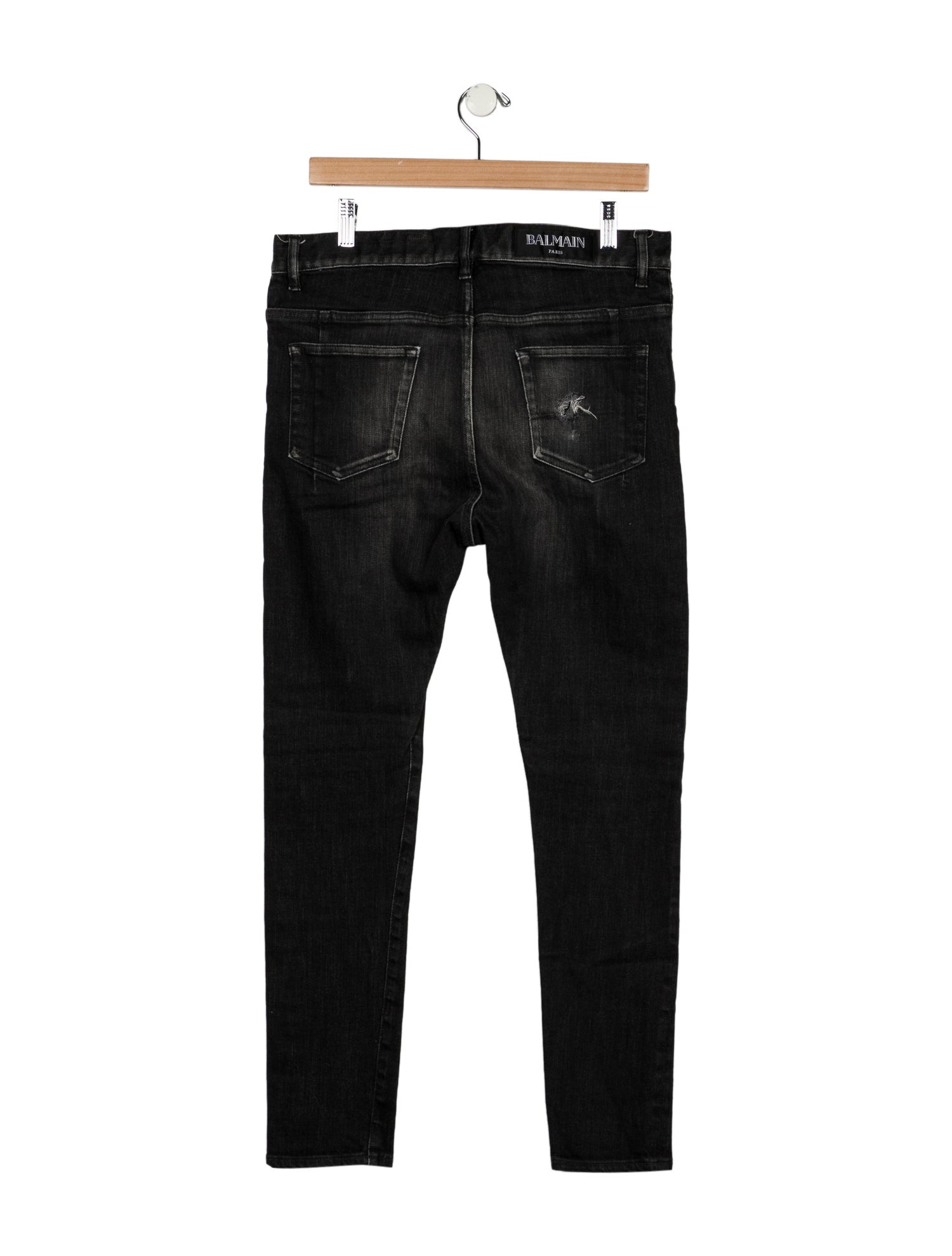 Balmain High-Rise Skinny Leg Jeans