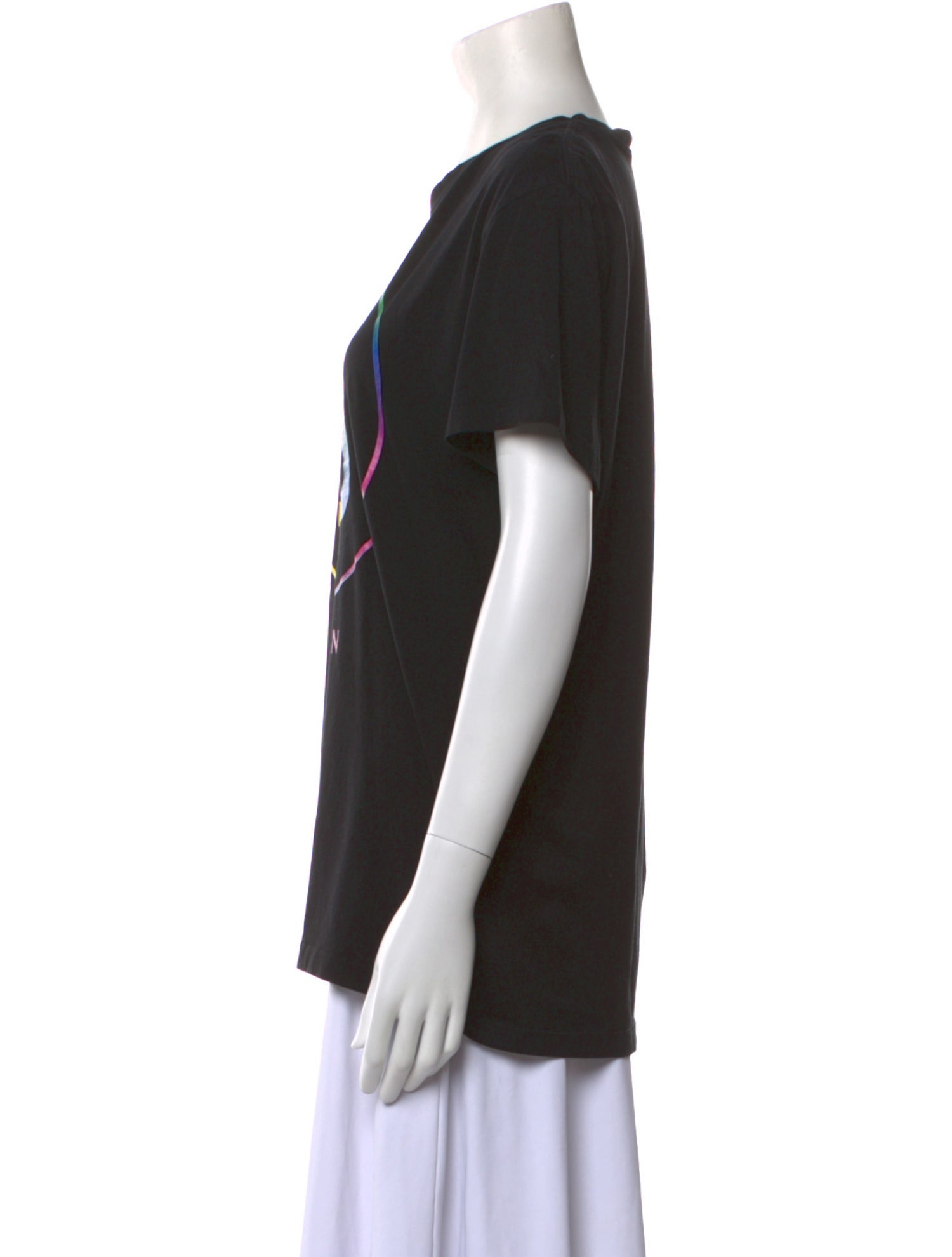 Balmain Graphic Print Crew Neck T-Shirt