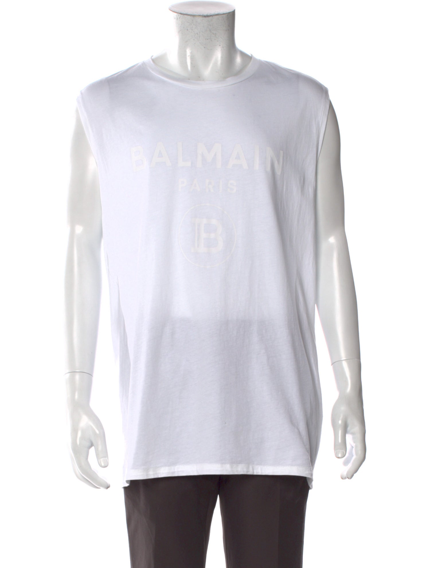 Balmain Graphic Print Crew Neck T-Shirt