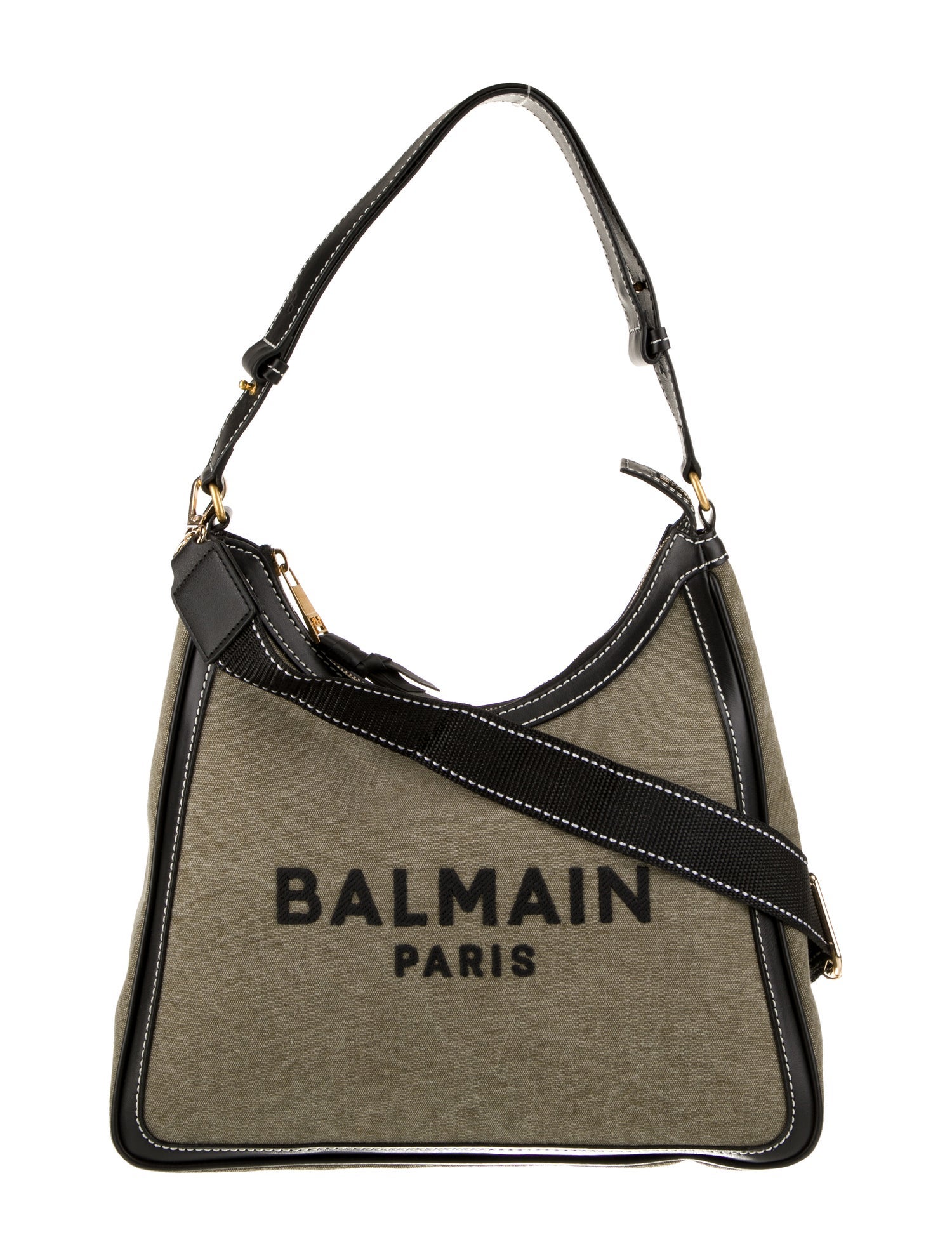 Balmain Canvas Shoulder Bag