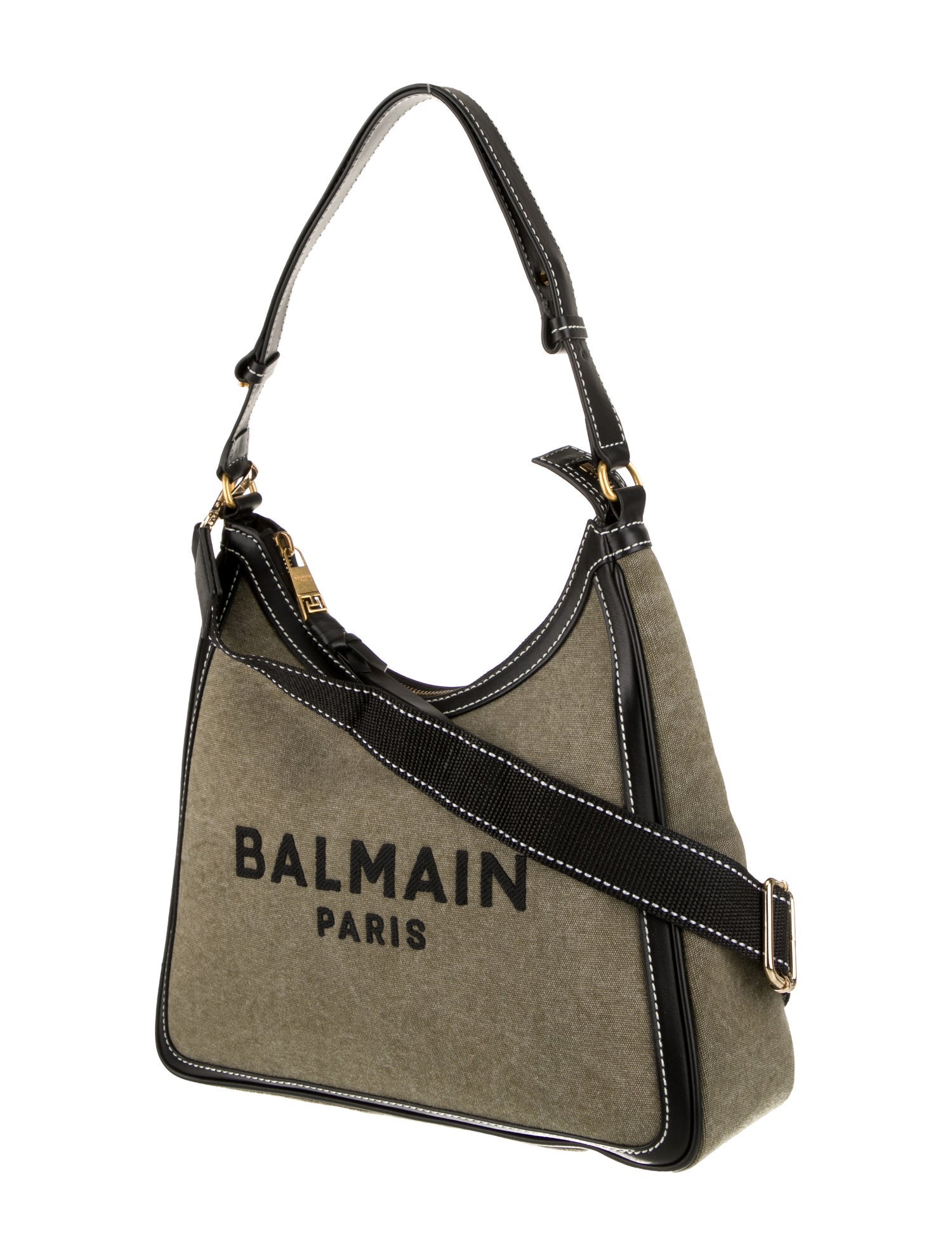 Balmain Canvas Shoulder Bag