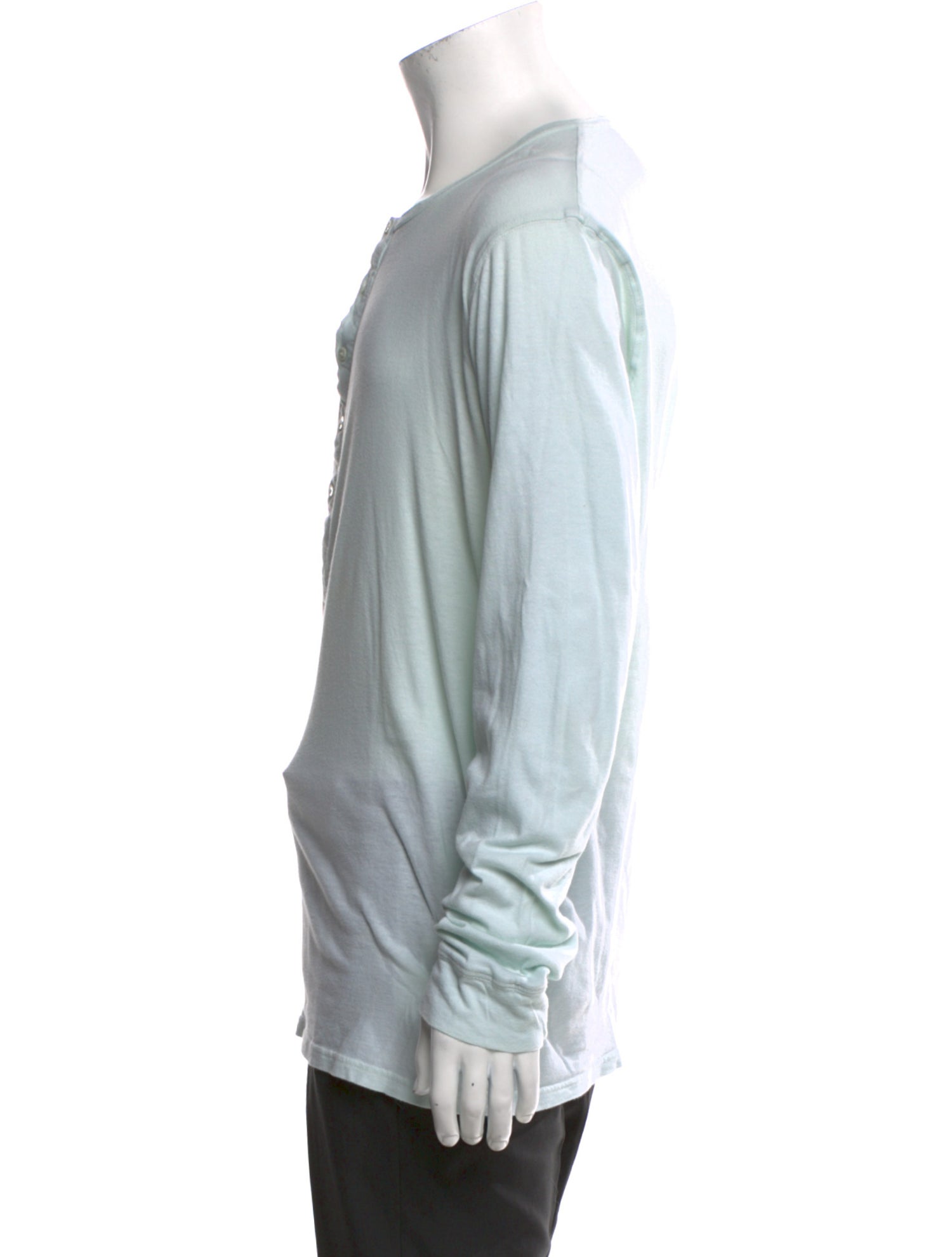 Balmain Crew Neck Long Sleeve Henley
