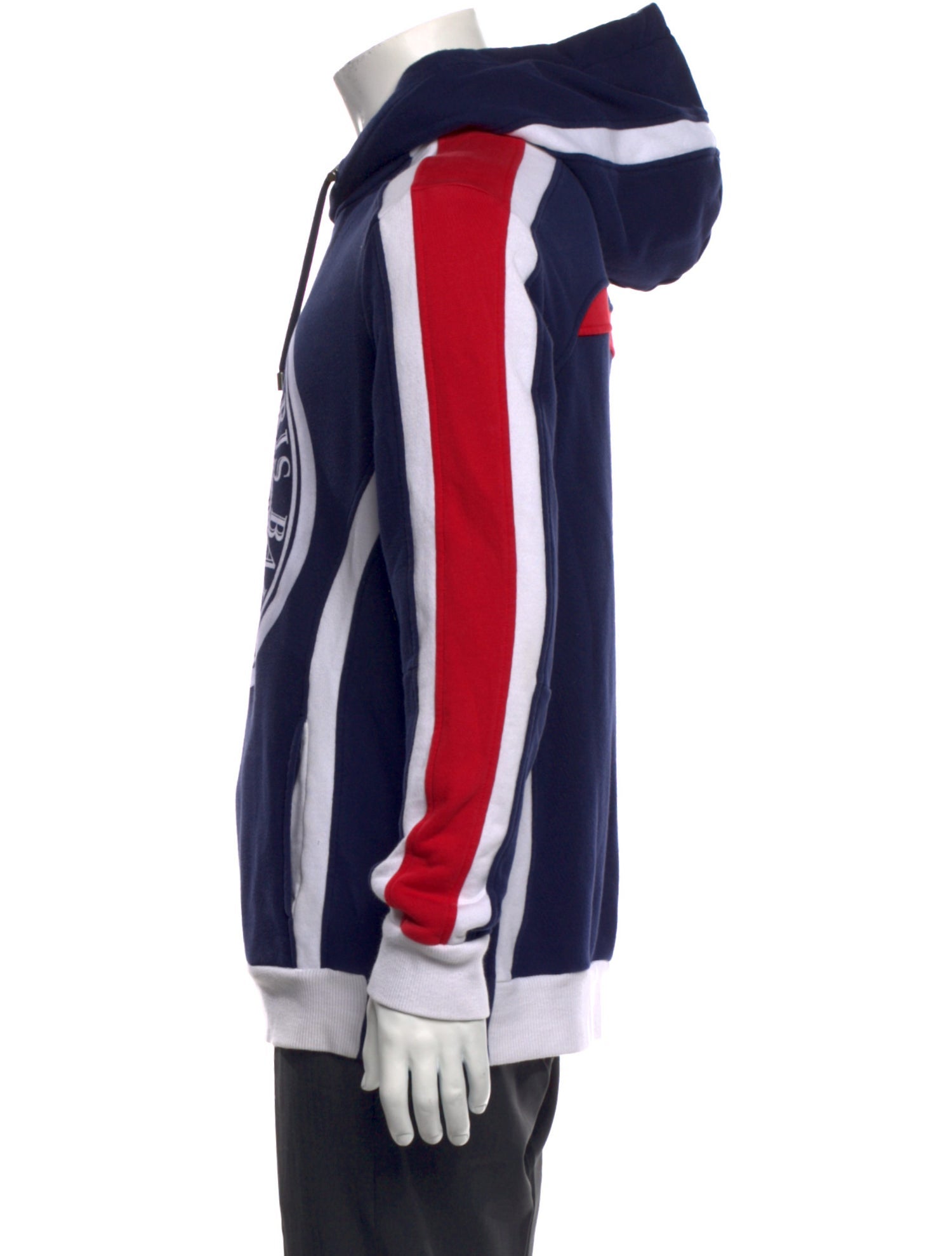 Balmain Graphic Print Crew Neck Hoodie