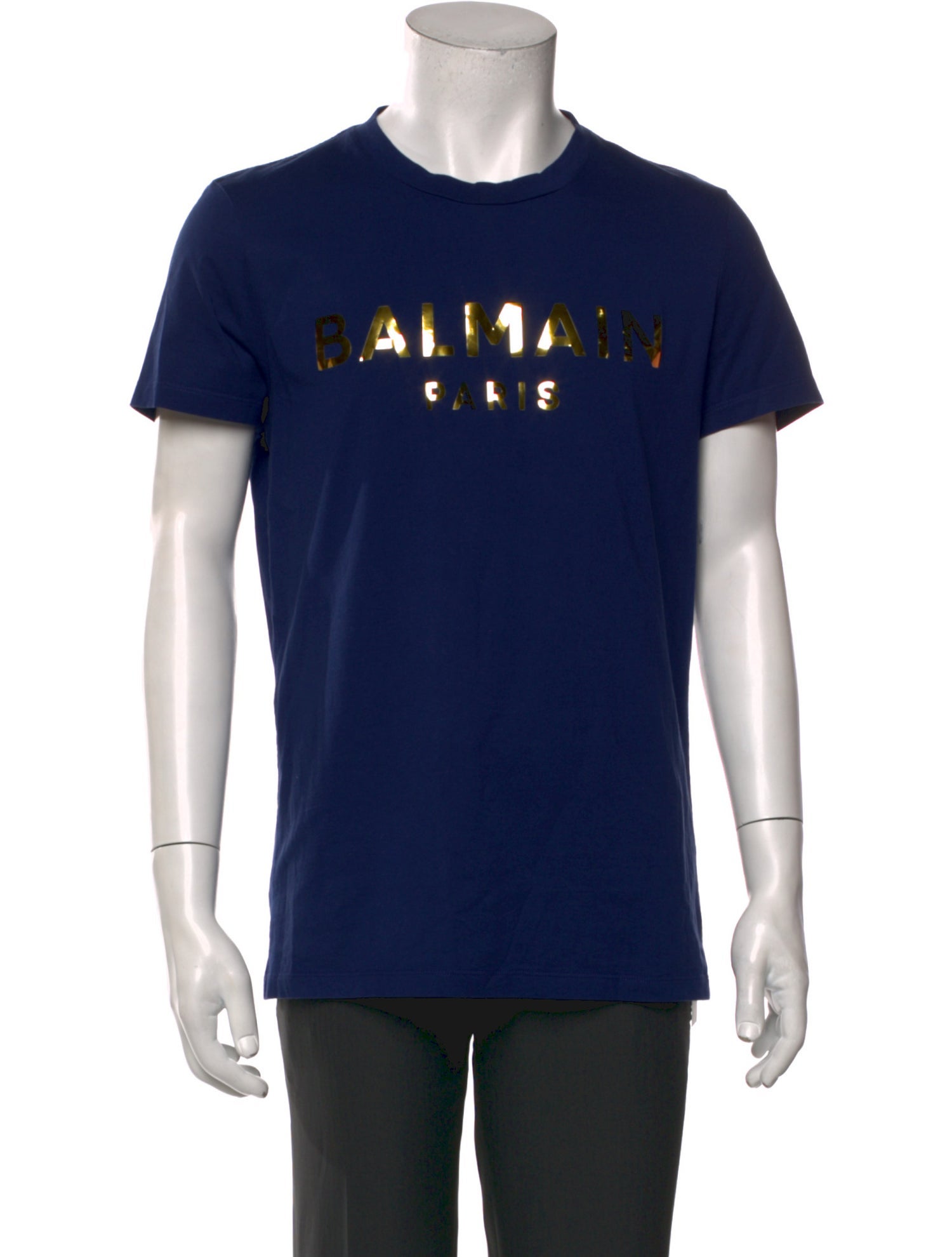 Balmain Graphic Print Crew Neck T-Shirt