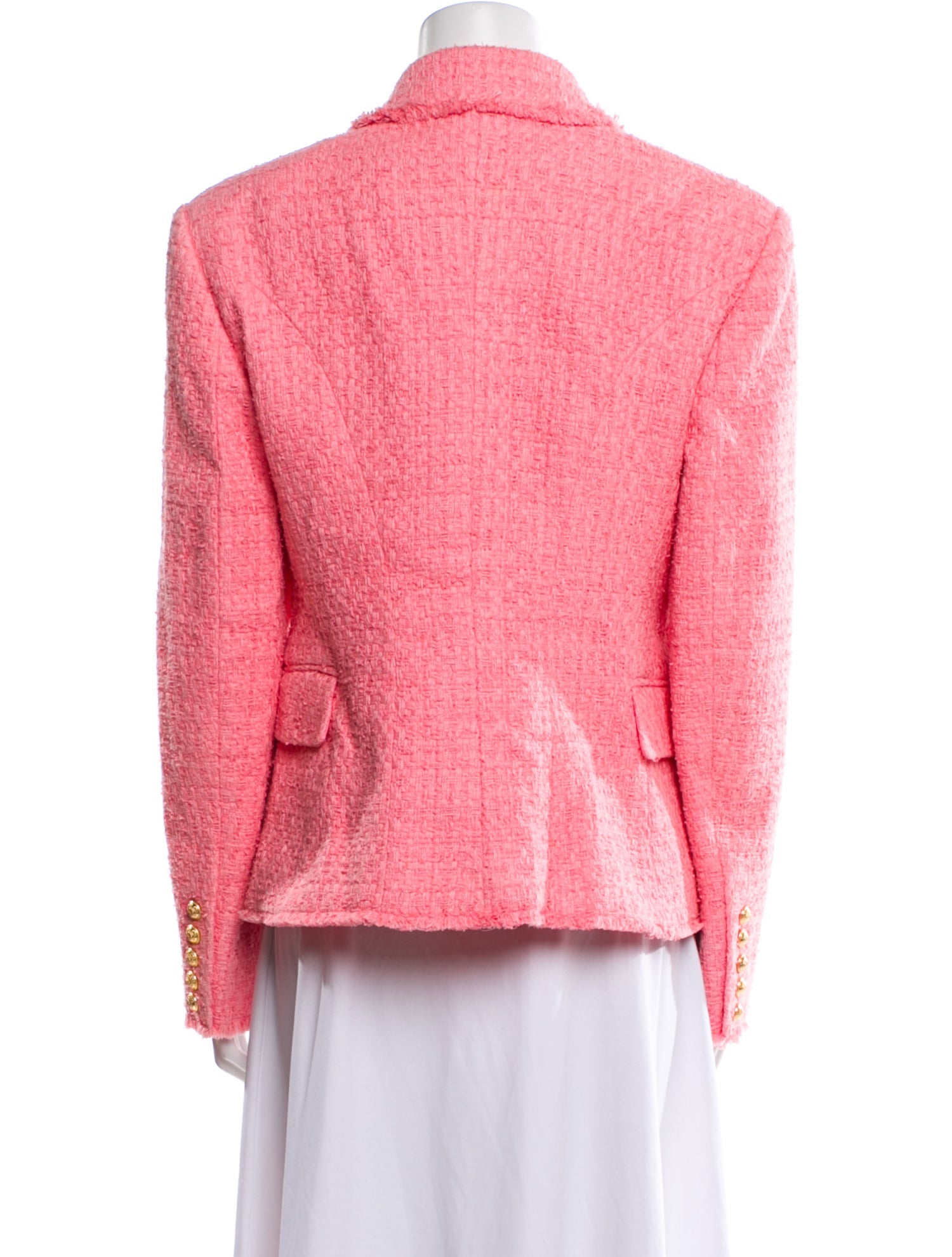 Balmain Tweed Pattern Blazer