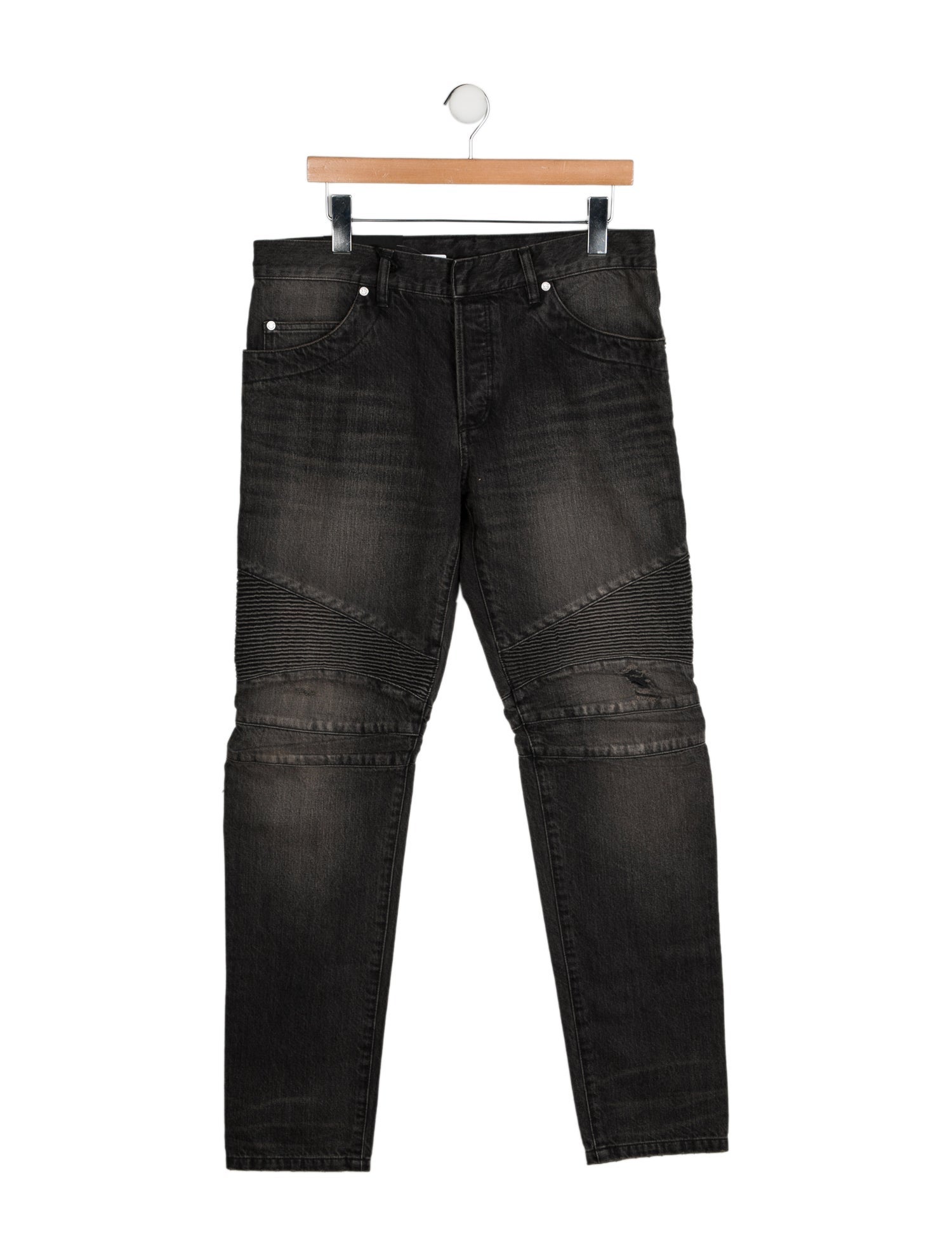 Balmain Moto Jeans w/ Tags